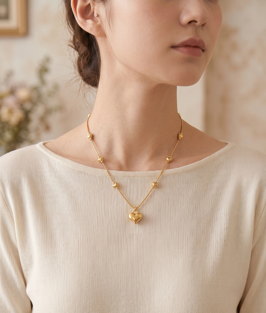 Brass Gold-Plated Necklace