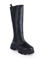 Women Round Toe Zip Winter Boots