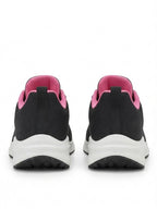 Women Black Bridal Rose Elevate Walking Shoes