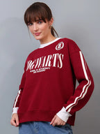 Women Harry Potter Printed Pullover Sweatshirt