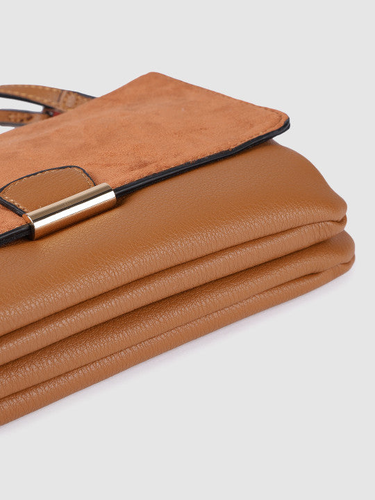 Cassie Solid Structured Sling Bag