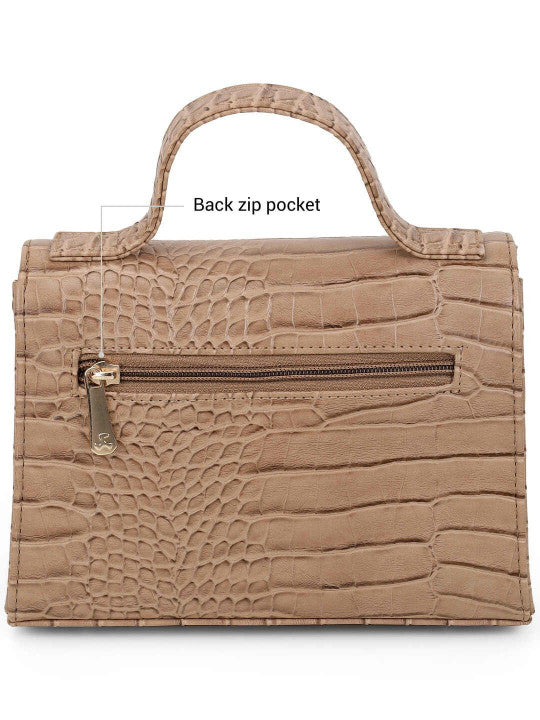 Textured PU Structured Handheld Bag