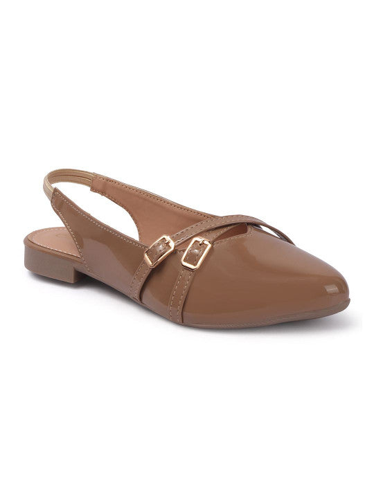 Women Textured Pointed Toe Mojaris