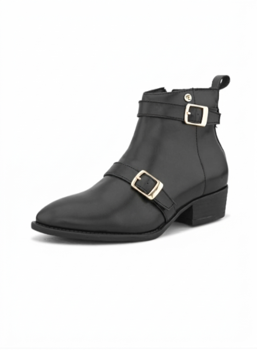 Women Casual Round Toe Mid-Top Chelsea Boots