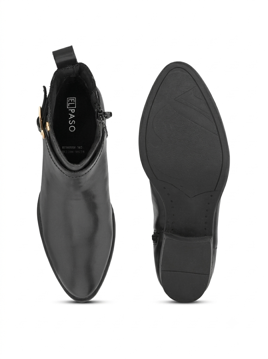 Women Casual Round Toe Mid-Top Chelsea Boots