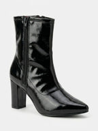 Women Round Toe Zip Regular Boots