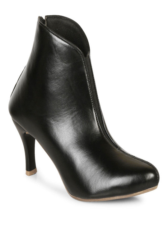 Women High Ankle Zipper Boots