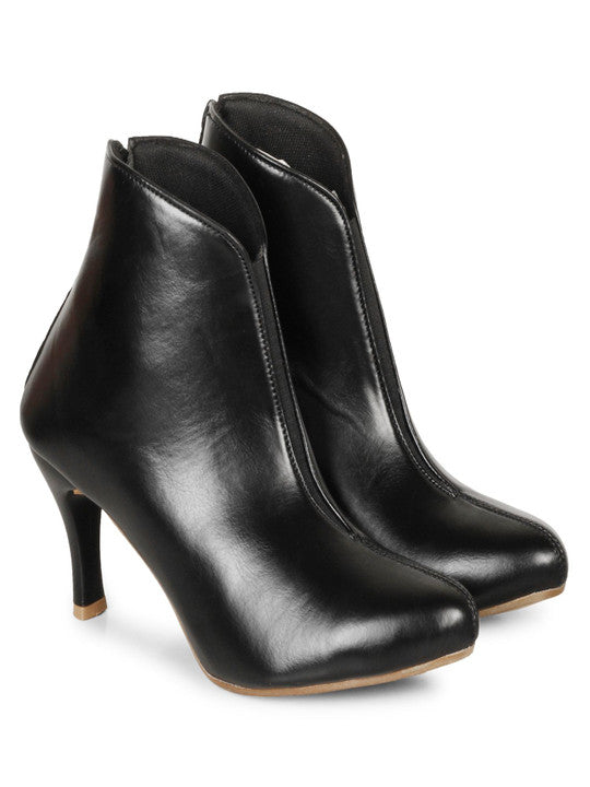 Women High Ankle Zipper Boots