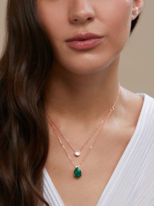Brass Gold-Plated Layered Necklace