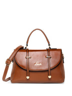 Women's Beech Flap Large Satchel Handbag