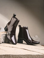 Women Ankle Pointed Shape Boots