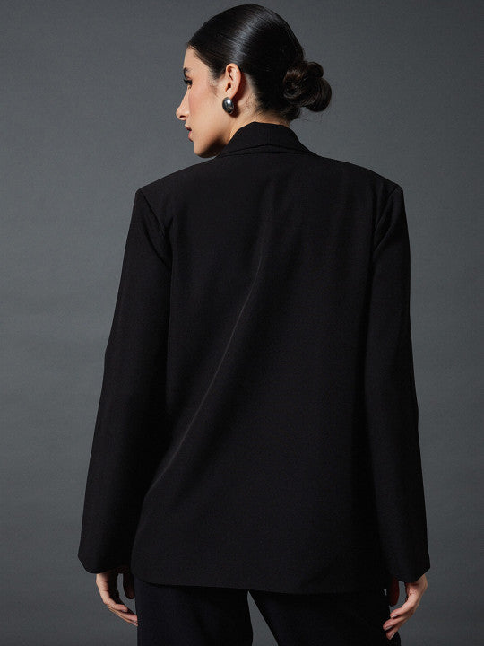Comfort Fit Shawl Collar Front Open Blazer