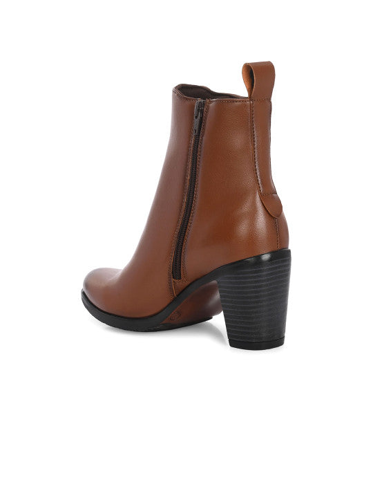 Women Block-Heeled Winter Boots
