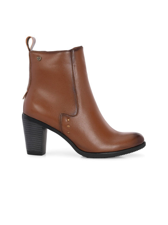 Women Block-Heeled Winter Boots