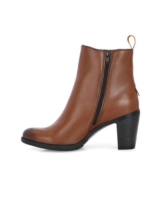 Women Block-Heeled Winter Boots