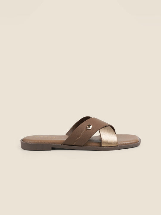 Women Gladiators Flats