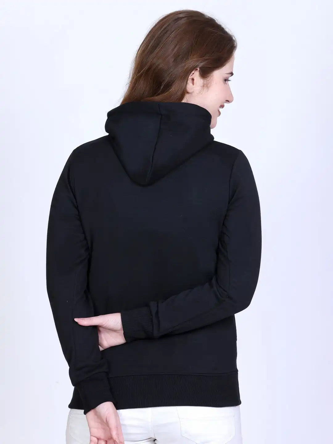 Women Graphic Printed Hooded Sweatshirt