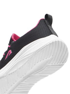 Women Black Bridal Rose Elevate Walking Shoes