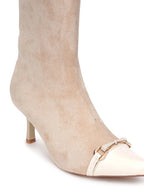 Women Pointed Toe Zip Regular Boots