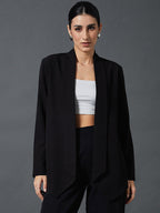 Comfort Fit Shawl Collar Front Open Blazer