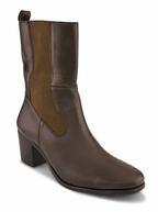 Women Pointed-Toe Mid-Top Block Heel Boots