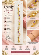 Women Gold-Plated Charm Bracelet