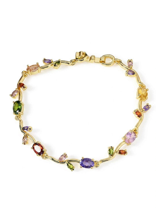 Women Gold-Plated Link Bracelet