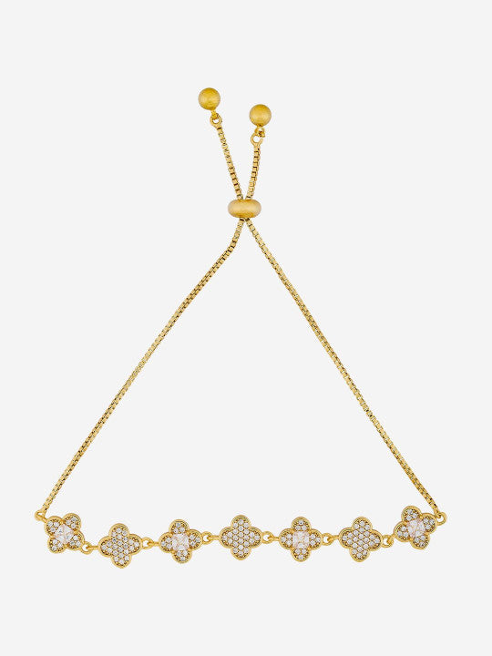Cubic Gold-Plated Zirconia Bracelet