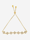 Cubic Gold-Plated Zirconia Bracelet