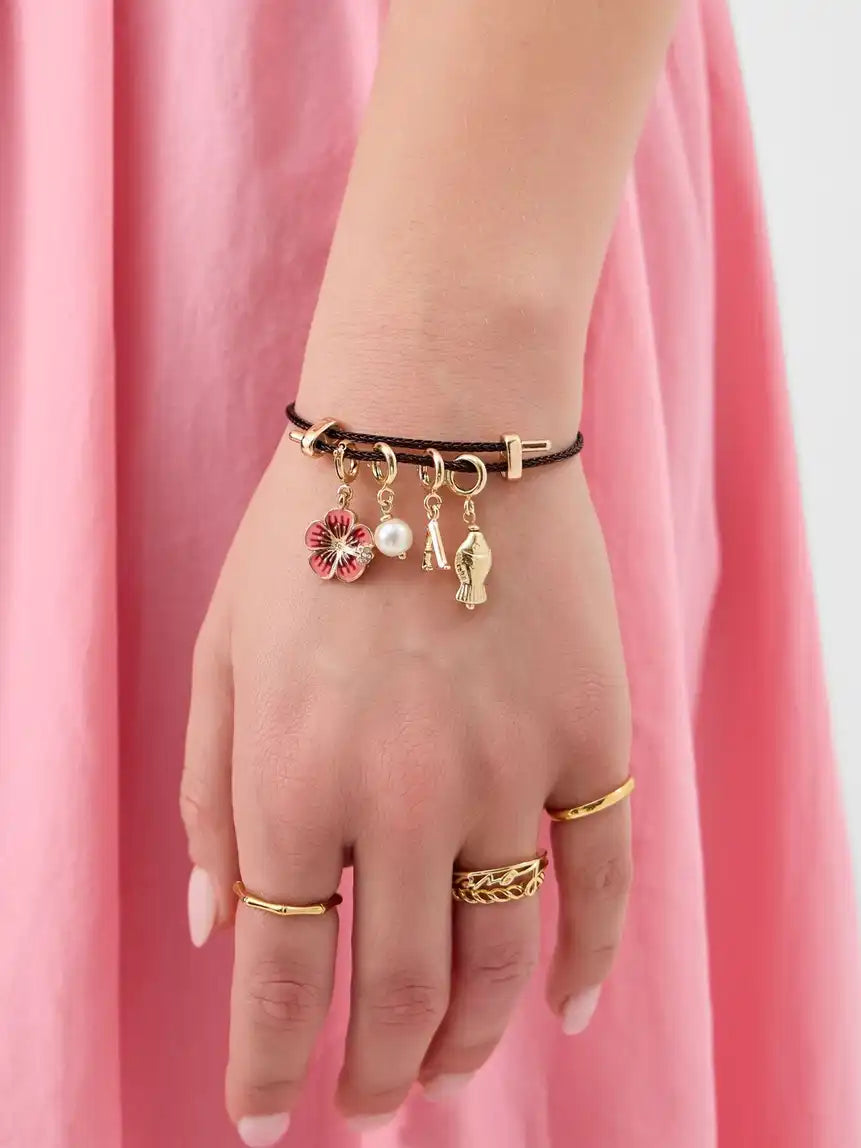 Gold-Plated Charm Bracelet