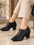 Women Textured Pointed Toe Regular Boots