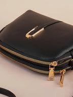 Detachable Strap Structured Sling Bag