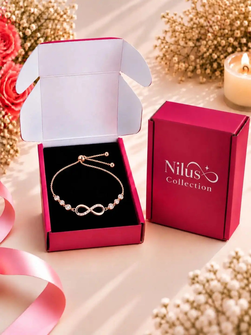 Women Cubic Zirconia Gold-Plated Wraparound Bracelet
