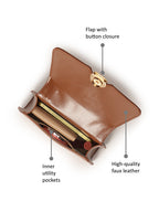 Solid Detachable Strap Structured Satchel Bag