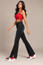 The Life Co. Women Bootcut High-Rise Light Fade Stretchable Jeans