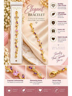 Women Gold-Plated Charm Bracelet
