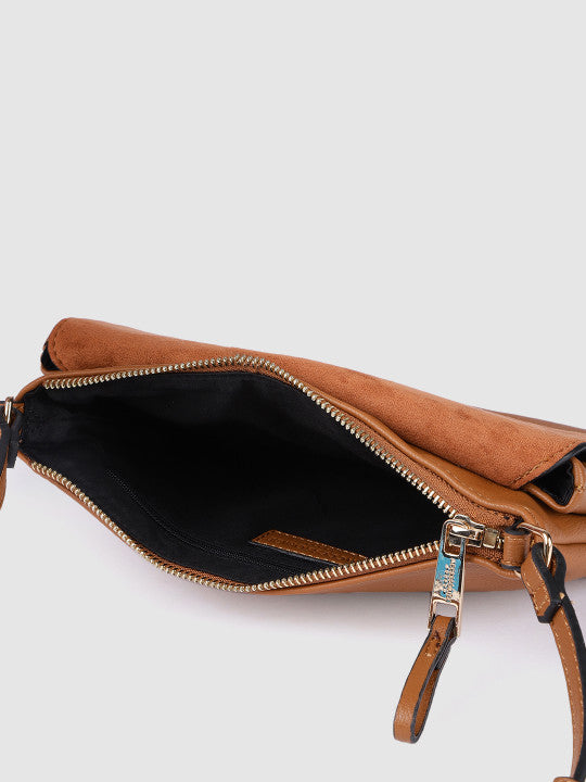 Cassie Solid Structured Sling Bag