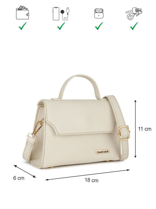 Solid Mini Cloud Dancer Satchel Bag