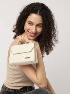 Solid Mini Cloud Dancer Satchel Bag