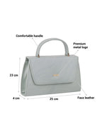 Textured Small Swagger Satchel Bag