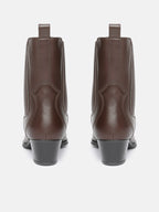 The Life Co. Women Block Heels Solid Boots