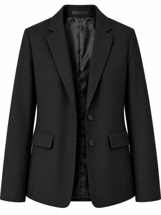 Notched Lapel Single-Breasted Formal Blazers