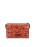 Morocco Animal Leather Structured Sling Bag