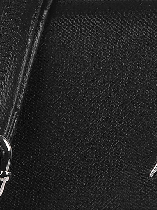 Detachable Strap Zip Detail Structured Satchel Bag