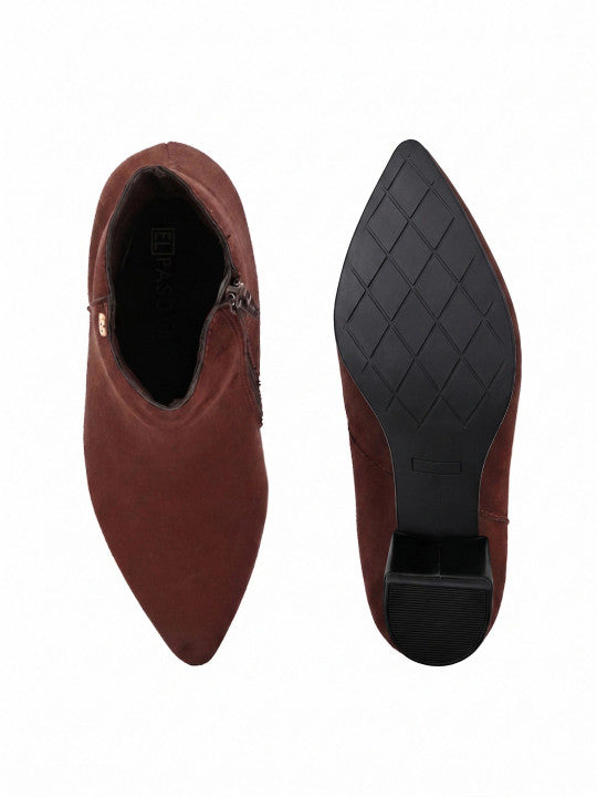 Women Pointed Toe Casual Chelsea Boots