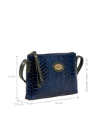 Teresa Animal Textured Leather Structured Sling Bag