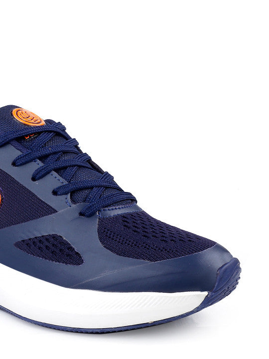 Women Blue Mesh Non-Marking Casual Sports Shoes