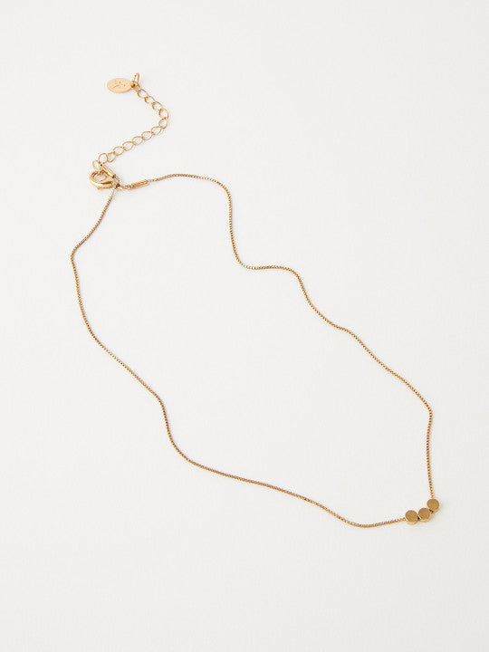 Gold-Toned Brass Gold-Plated Necklace