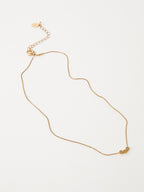 Gold-Toned Brass Gold-Plated Necklace