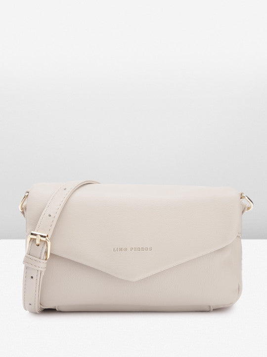 Leather Structured Sling Bag